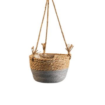 Woven Straw Flower Baskets