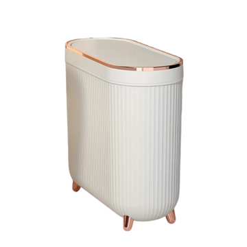 Compact Quiet-Close Trash Can