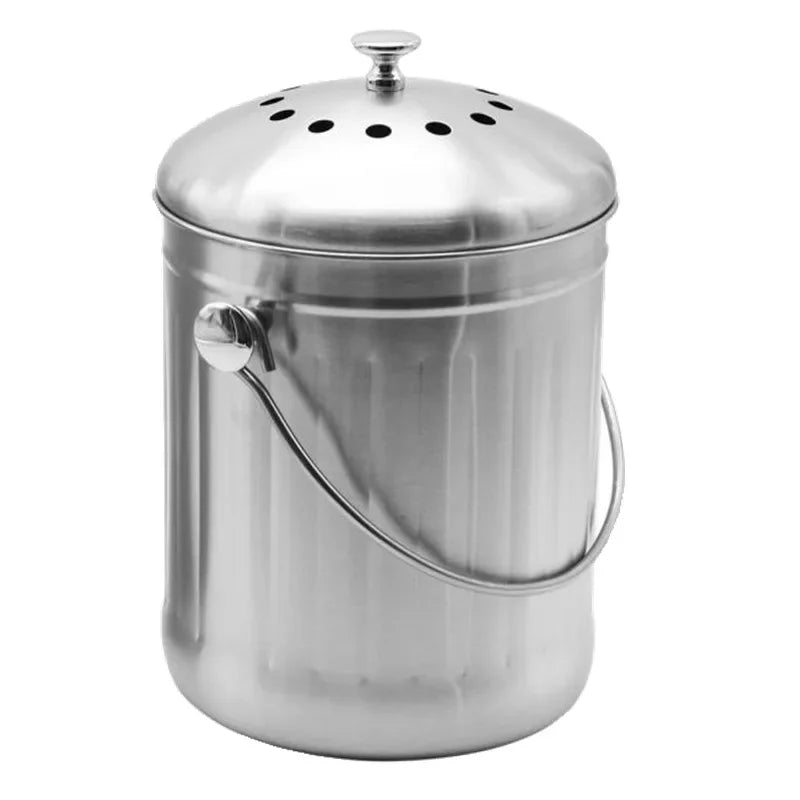 5L Stainless Steel Compost Bin