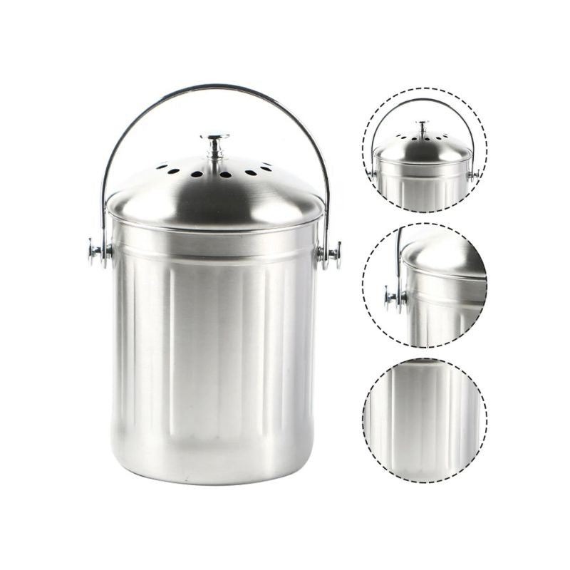 Stainless Steel Compost Bin